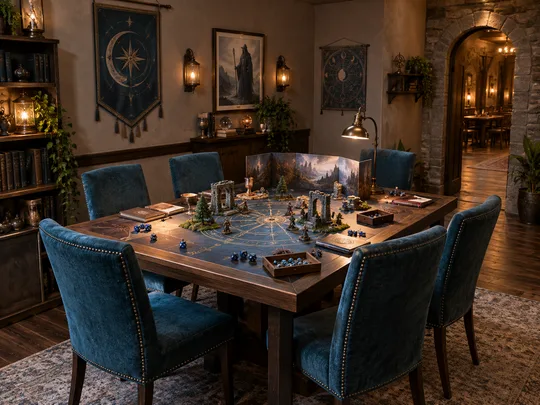 Make the magic at the table: illustrative venue concept