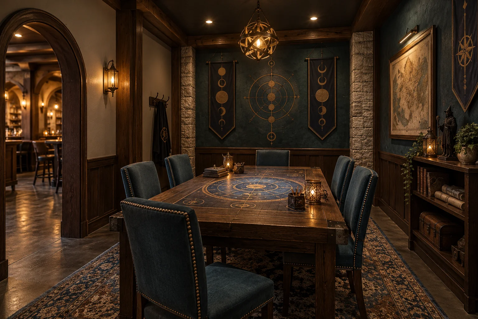Realistic concept of The Arcane Table