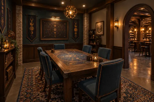 The Arcane Table concept: Reverse perspective
