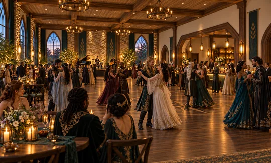 Fantasy balls: illustrative venue concept