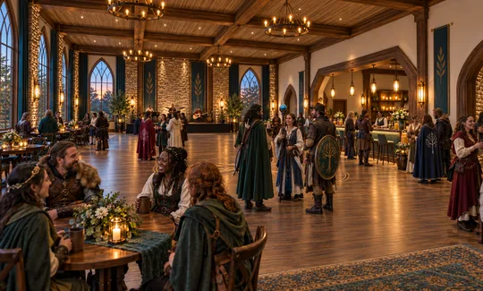 LARP & character gatherings: illustrative venue concept