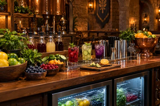 Crafting the fantasy creations: illustrative venue concept
