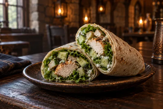 Scout’s Trail Wrap: illustrative menu concept