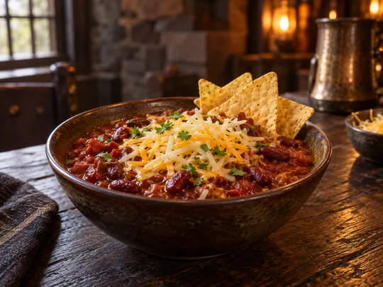 Sorcerer’s Chili: illustrative menu concept