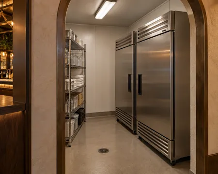 Fridge concept: Entrance-side perspective