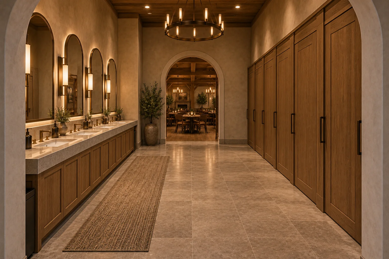 Realistic concept of Guest Bathrooms