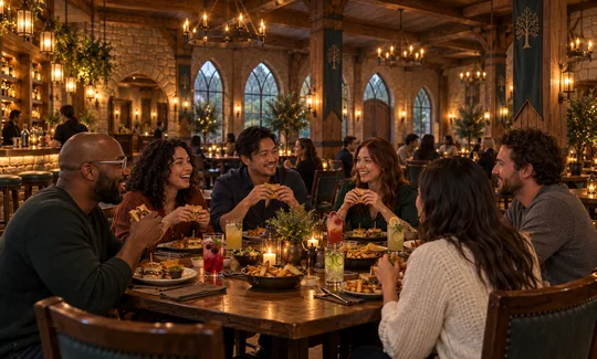 Dinner parties: illustrative venue concept