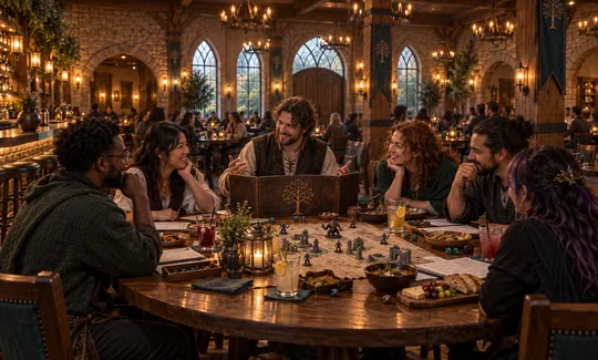 Roleplaying at the table: illustrative venue concept